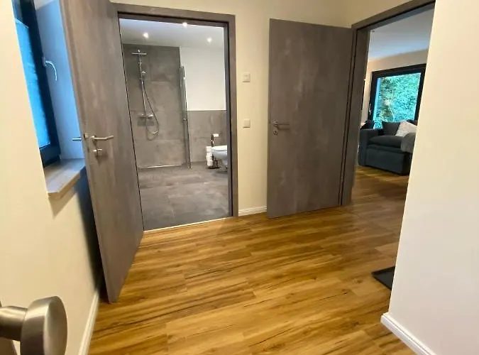 Apartment Luxurioeses Rollstuhlgerechtes Ferienapartment A1 Mit Umzaeunten Garten, 65qm